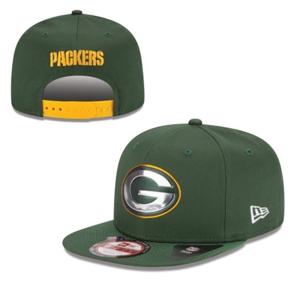 Green Bay Packers Snapback Green Hat 1 XDF 0620